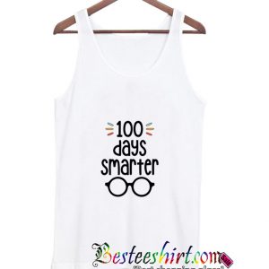 100 Days Smarter 100 Days of School Tanktop (BSM)