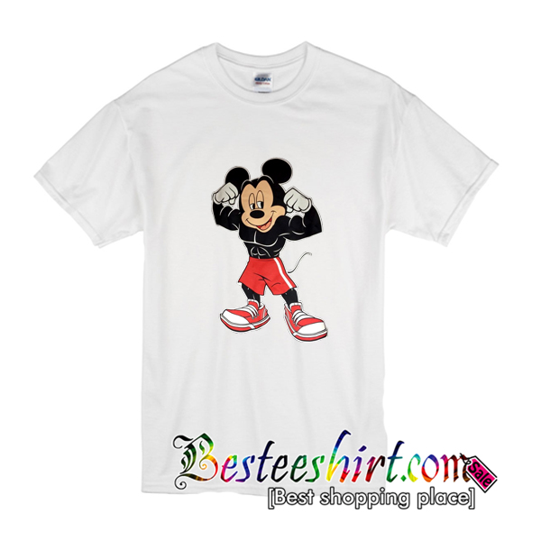 mickey mouse muscle shirt