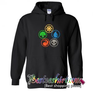 Magic the Gathering Colors of Mana Hoodie (BSM)