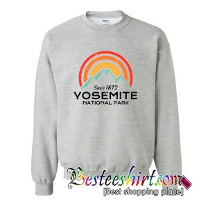 Yosemite National Park Retro Crewneck Sweatshirt (BSM)