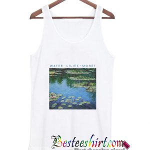 Claude Monet Painting Water Lilies Tanktop (BSM)