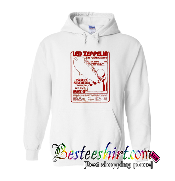 Led Zeppelin Tampa Stadium Tour 1973 Hoodie (BSM)