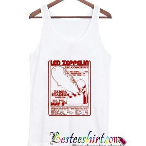 Led Zeppelin Tampa Stadium Tour 1973 Tanktop (BSM)