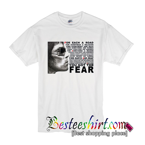 ian brown fear t shirt