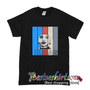 Ilhan Omar – The first woman wear hijab on Congress T Shirt (BSM)