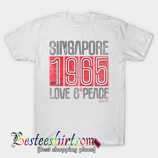 Love & Peace Singapore T Shirt (BSM)