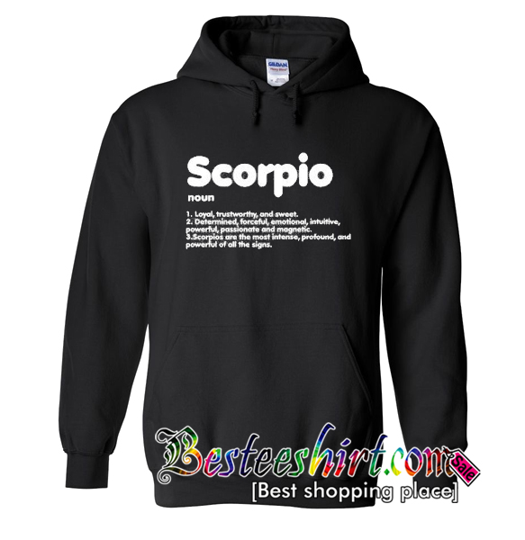 Scorpios Zodiac Sign Hoodie (BSM)