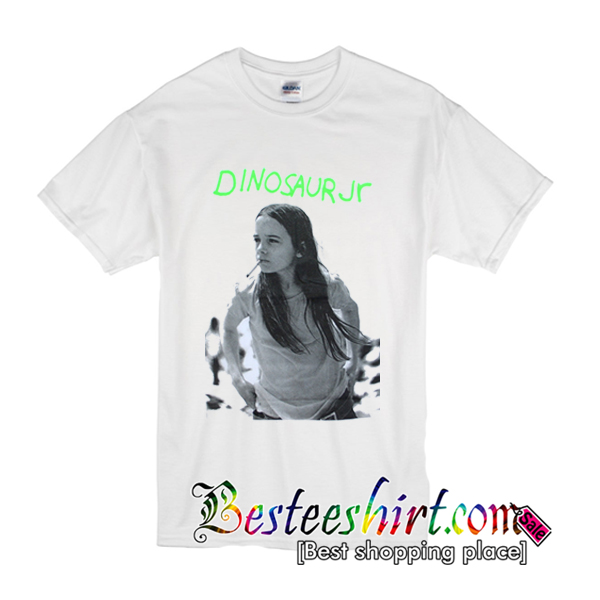 Dinosaur Jr. T Shirt Verde Mind Band Logo Nuovo Ufficiale Uomo Grigio Size L