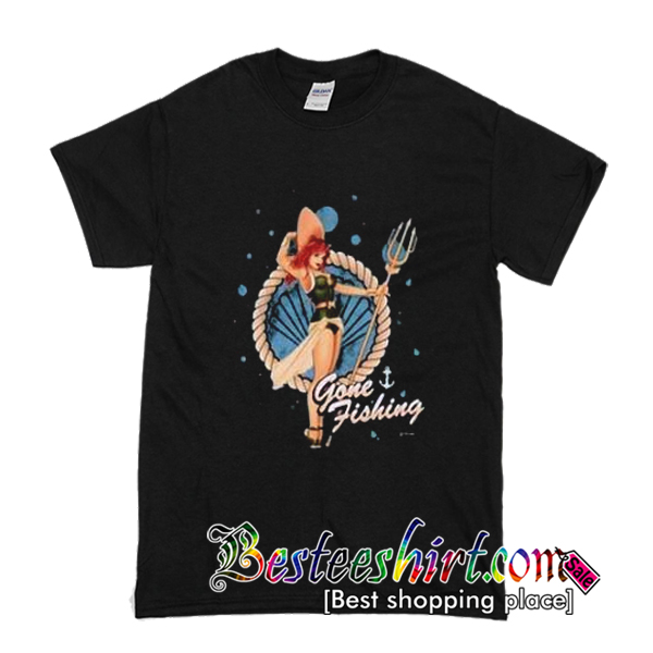 Mera Bombshell Gone Fishing Aquaman T Shirt (BSM)
