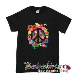 Peace Sign Colorful T Shirt (BSM)