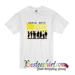 Proud Boys Patriotic American Flag T Shirt (BSM)