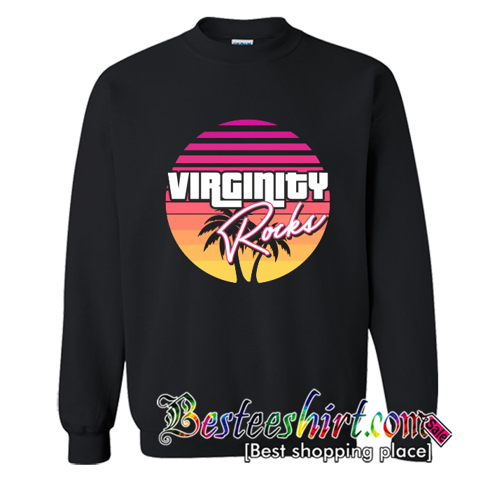 Vintage Retro Virginity Rocks Sweatshirt (BSM)