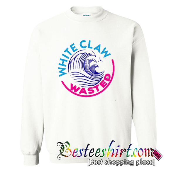 white claw sweatshirt with pocket