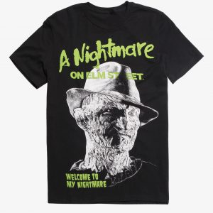 A Nightmare On Elm Street Freddy Neon T Shirt (BSM)