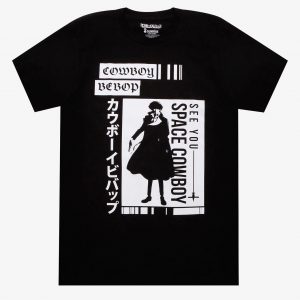 Cowboy Bebop Black & White Spike Squares T-Shirt (BSM)