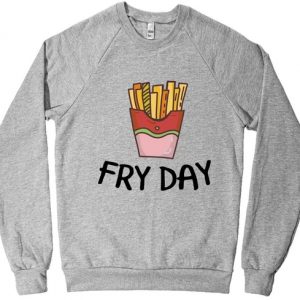 FRY DAY junk food sweatshirt (BSM)