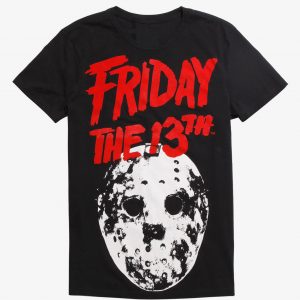 Friday The 13th Red Logo T Shirt (BSM)