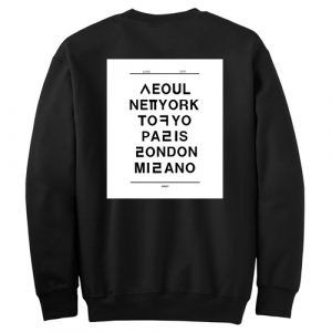 Hangul Cities Sweatshirt Back (BSM)