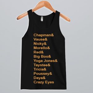 Hippowarehouse Chapman, Vause, Nicky, Morello, Red Big Boo, Yoga Jones Tank Top (BSM)