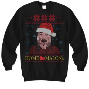Home Malone ugly Christmas Sweatshirt (BSM)