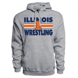 Illinois Wrestling Gray Hoodie (BSM)
