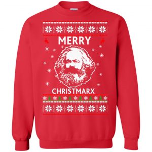 Karl Marx Merry ChristMarx Sweatshirt (BSM)