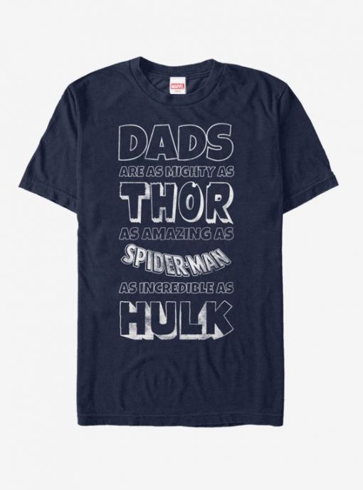 Marvel Father’s Day Avengers Dad Traits T-Shirt (BSM)