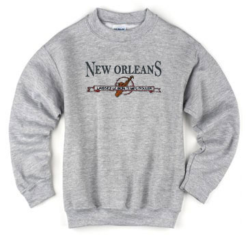 New Orleans Laissez Le Bon Temps Sweatshirt (BSM)