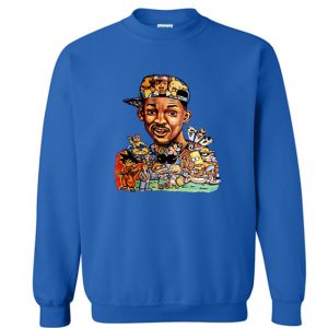 Prince of Bel Air Will Smith 90’s Cartoon Sweatshirt (BSM)