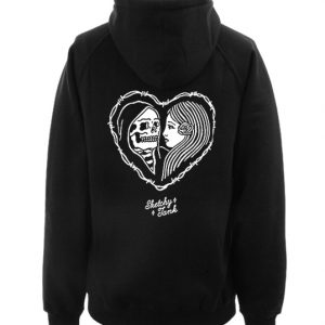 Sketchy Tank Heart Hoodie Back (BSM)