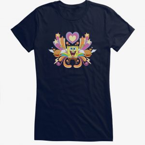 SpongeBob SquarePants Hearts, Stars And Burgers T Shirt (BSM)