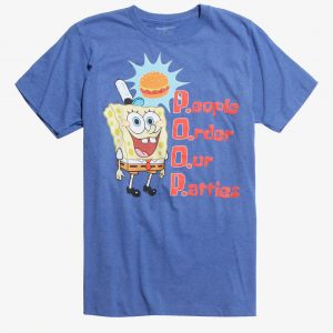 SpongeBob SquarePants P O O P T Shirt (BSM)