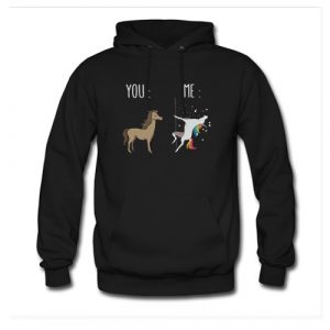 Unicorn You Me Funny Unicorn Hoodie (BSM)