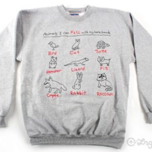 animal i can kill with my bare hands sweatshirt (BSM)