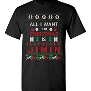 All I Want This Christmas Jimin Ugly T-Shirt (BSM)