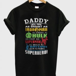 Father’s Day Super Hero Marvel T-Shirt (BSM)