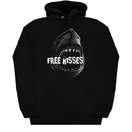 Free Kisses Shark Hoodie (BSM)