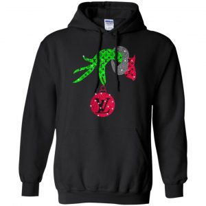 Grinch hand holding LV Hoodie (BSM)
