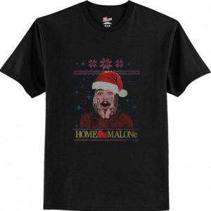 Home Malone Funny Post Malone Ugly Christmas T Shirt (BSM)