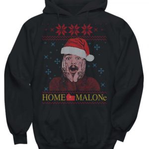 Home Malone ugly Christmas Hoodie (BSM)