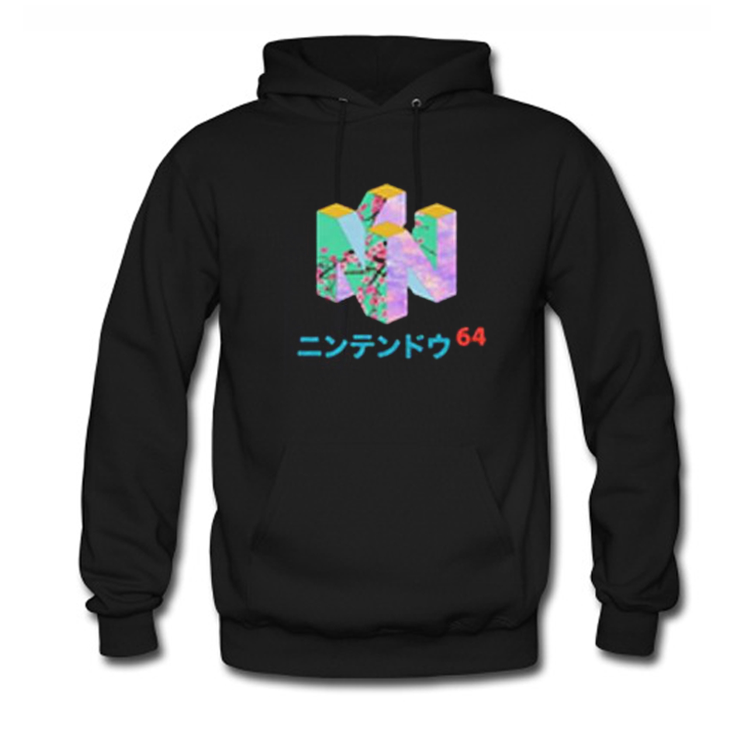 nintendo 64 cropped hoodie