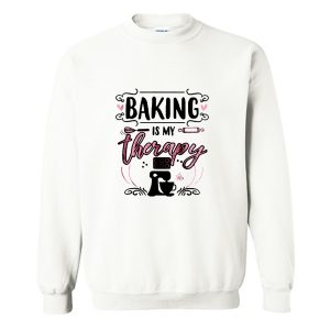 baking is my therapy shirt