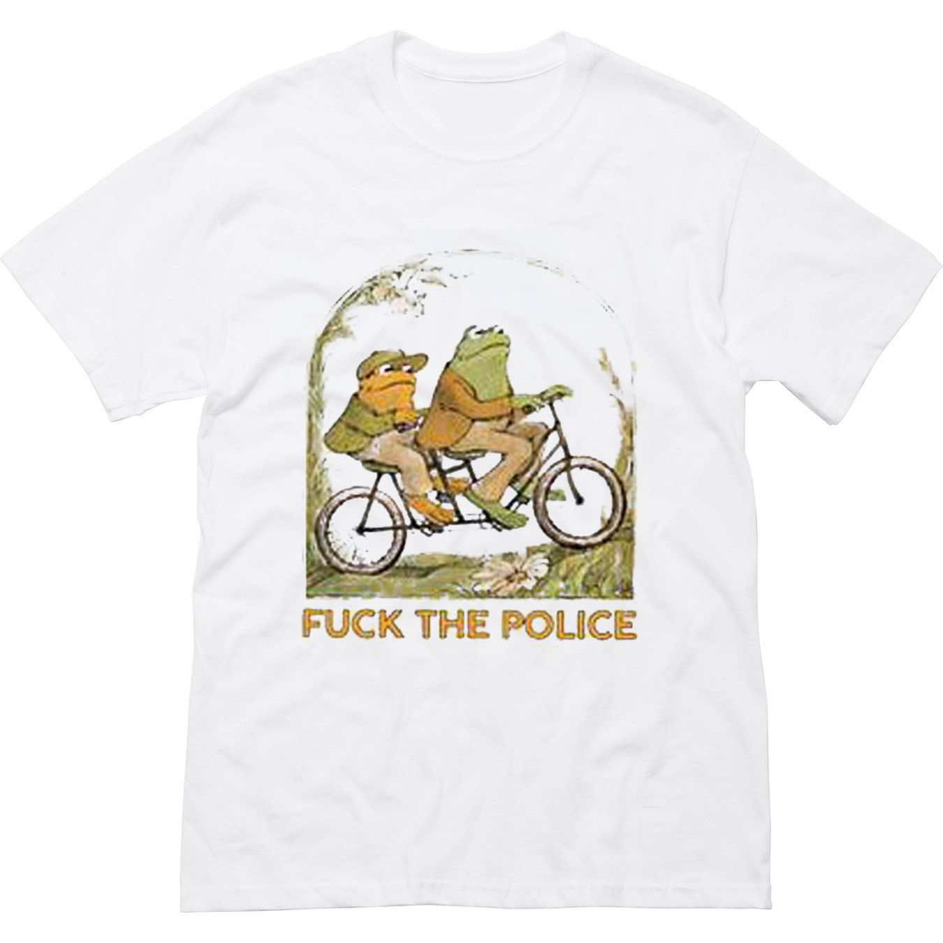 Frog And Toad Fuck The Police T-Shirt (BSM)