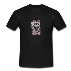 Grumpy Bad Lucky Cat T Shirt (BSM)