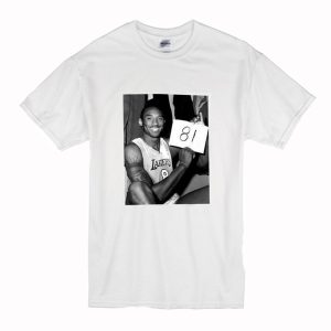 KOBE BRYANT 81 POINTS WHITE T-SHIRT (BSM)