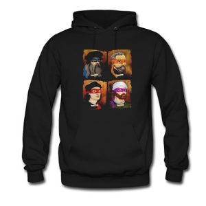 Leonardo Raphael Donatello Michelangelo TMNT Science Hoodie (BSM)