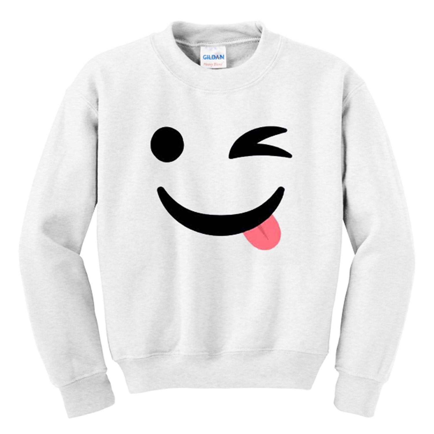 Silly Wink Emoji Sweatshirt (BSM)