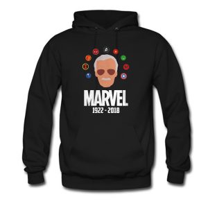 Stan Lee Marvel R I P 1922-2018 Hoodie (BSM)