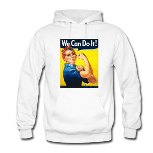 We Can Do It Wartime Propaganda Hoodie (BSM)