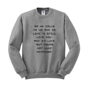 5sos fam luke hemmings sweatshirt (BSM)